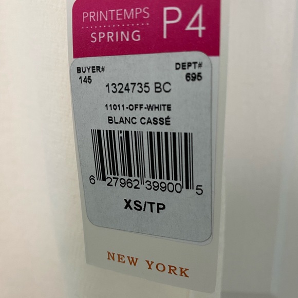 *SOLD* NWT - Dex Cream textured sleeveless top - Picture 3 of 4